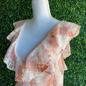 ‘Abella’ lace romper